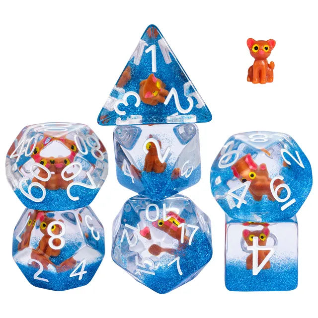 Honey the Cat RPG Dice Set - for just $16.99! 