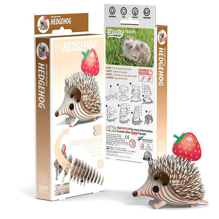 Hedgehog 3D Cardboard Model Kit Eugy - for just $11.99! 