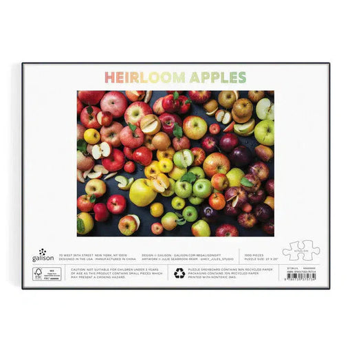 Heirloom Apples 1000 Piece Jigsaw Puzzle Galison - for just $19.99! 