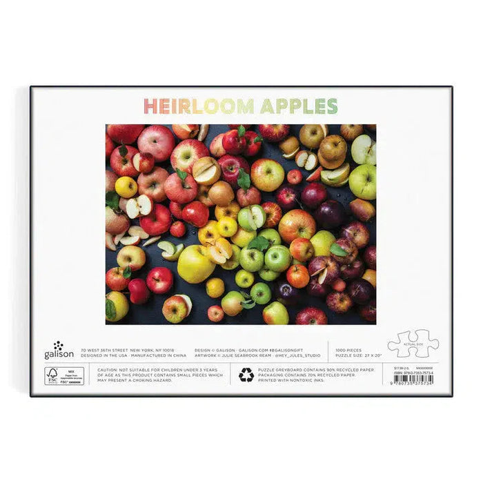 Heirloom Apples 1000 Piece Jigsaw Puzzle Galison - for just $19.99! 