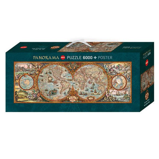 Hemisphere Map 6000 Piece Panoramic Jigsaw Puzzle Heye - for just $149.99! 