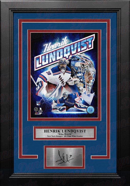 Henrik Lundqvist New York Rangers 8" x 10" Framed Hockey Collage Photo with Engraved Autograph - for just $79.99! 