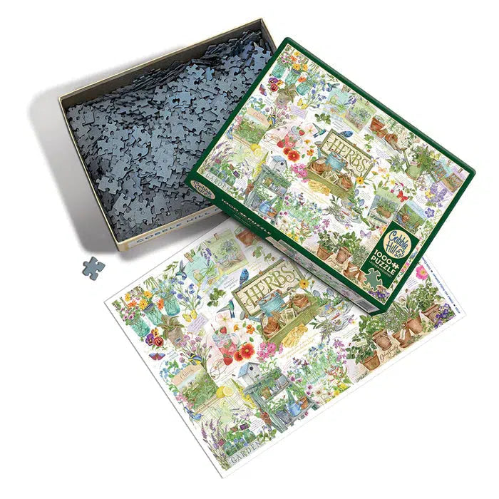 Herb Garden 1000 Piece Jigsaw Puzzle Cobble Hill - for just $19.99! 