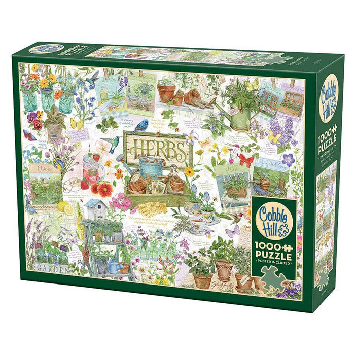 Herb Garden 1000 Piece Jigsaw Puzzle Cobble Hill - for just $19.99! 