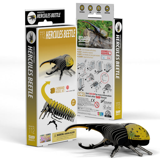 Hercules Beetle 3D Cardboard Model Kit Eugy - for just $11.99! 