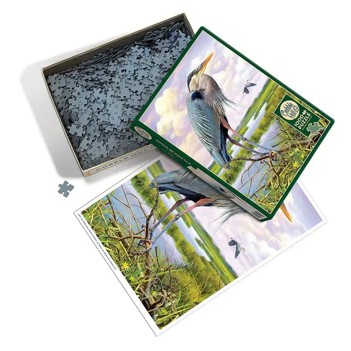 Heron 1000 Piece Jigsaw Puzzle Cobble Hill - for just $19.99! 
