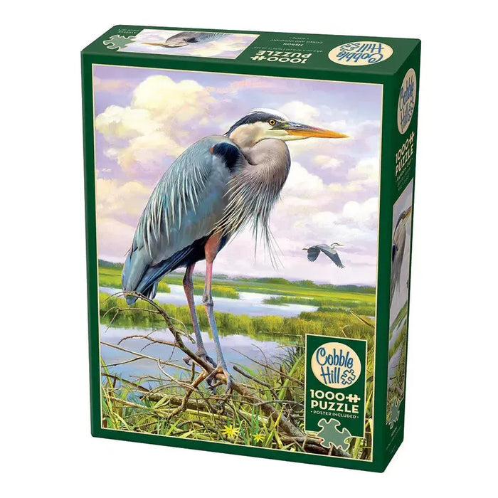 Heron 1000 Piece Jigsaw Puzzle Cobble Hill - for just $19.99! 