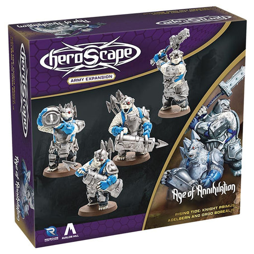 Heroscape: Rising Tide - Knight Primus Adelbern and Ordo Borealis Army Expansion - for just $45! 