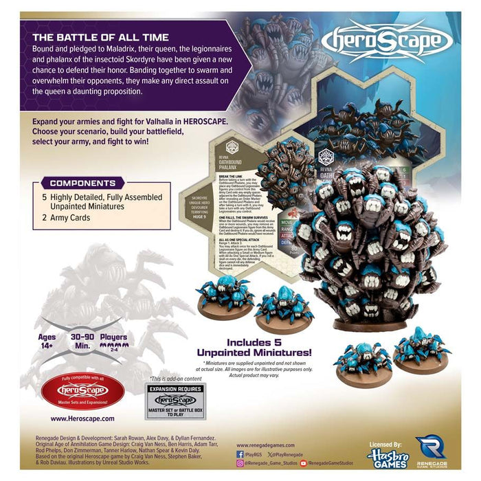 Heroscape: Rising Tide - Oathbound Phalanx and Oathbound Legionnaires Army Expansion - for just $45! 