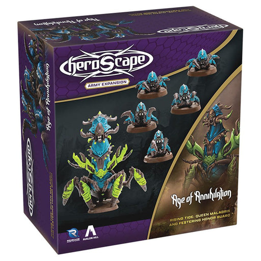 Heroscape: Rising Tide - Queen Maladrix and Festering Honor Guard Army Expansion - for just $45! 