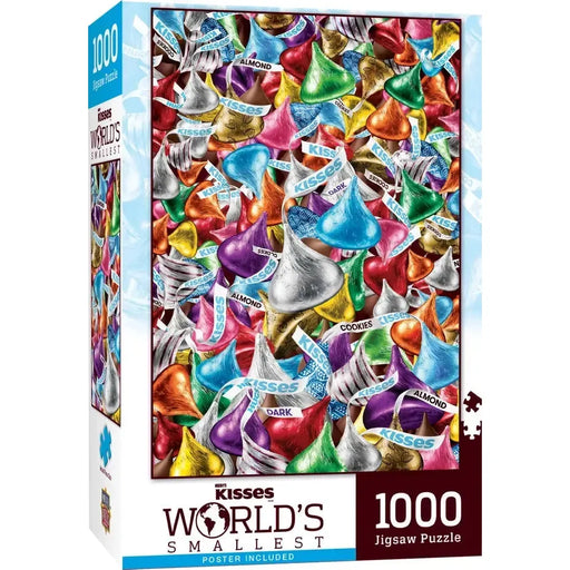 Hershey's Kisses World's Smallest 1000 Piece Jigsaw Puzzle in Tin MasterPieces - for just $19.99! 