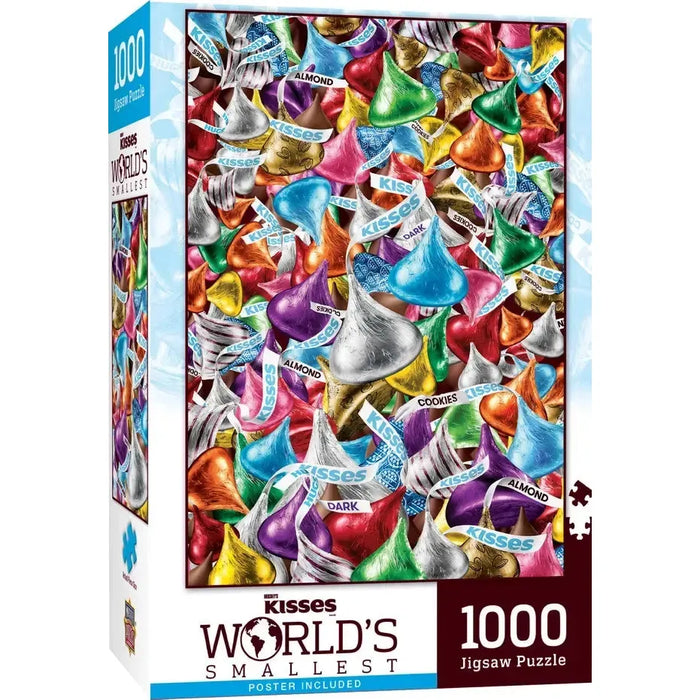 Hershey's Kisses World's Smallest 1000 Piece Jigsaw Puzzle in Tin MasterPieces - for just $19.99! 