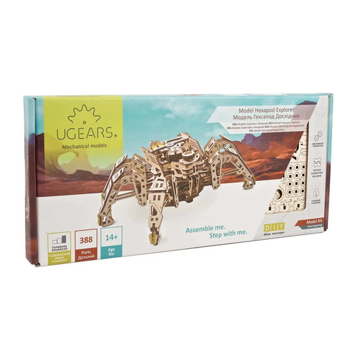Hexapod Explorer 3D Wood Model Kit UGEARS - for just $56.99! 