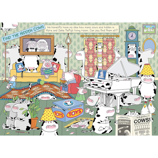 Hidden Cows 1000 Piece Jigsaw Puzzle Workman - for just $19.99! 