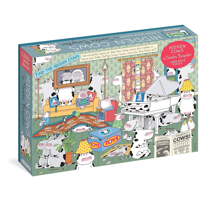Hidden Cows 1000 Piece Jigsaw Puzzle Workman - for just $19.99! 