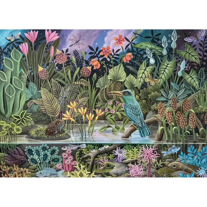 Hidden Lagoon 500 Piece Premium Jigsaw Puzzle Art & Fable - for just $27.99! 