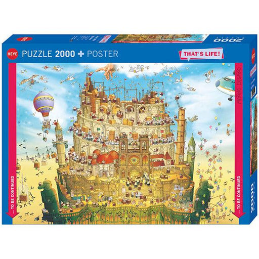 High Above That's Life 2000 Piece Jigsaw Puzzle Heye - for just $49.99! 