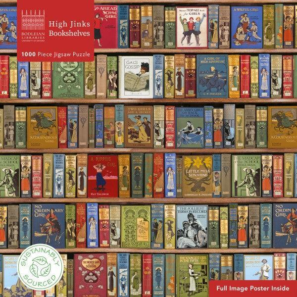 High Jinks Bookshelves 1000 Piece Jigsaw Puzzle Flame Tree - for just $19.99! 