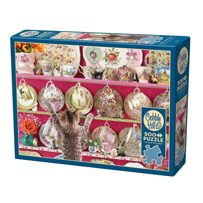 High Tea High Jinks 500 Piece Jigsaw Puzzle Cobble Hill - for just $18.99! 