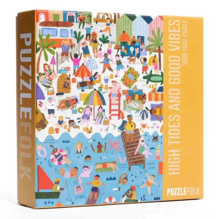 High Tide & Good Vibes 1000 Piece Jigsaw Puzzle PuzzleFolk - for just $24.99! 