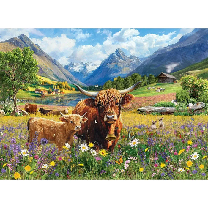 Highland Cows 1000 Piece Jigsaw Puzzle Eurographics - for just $21.99! 