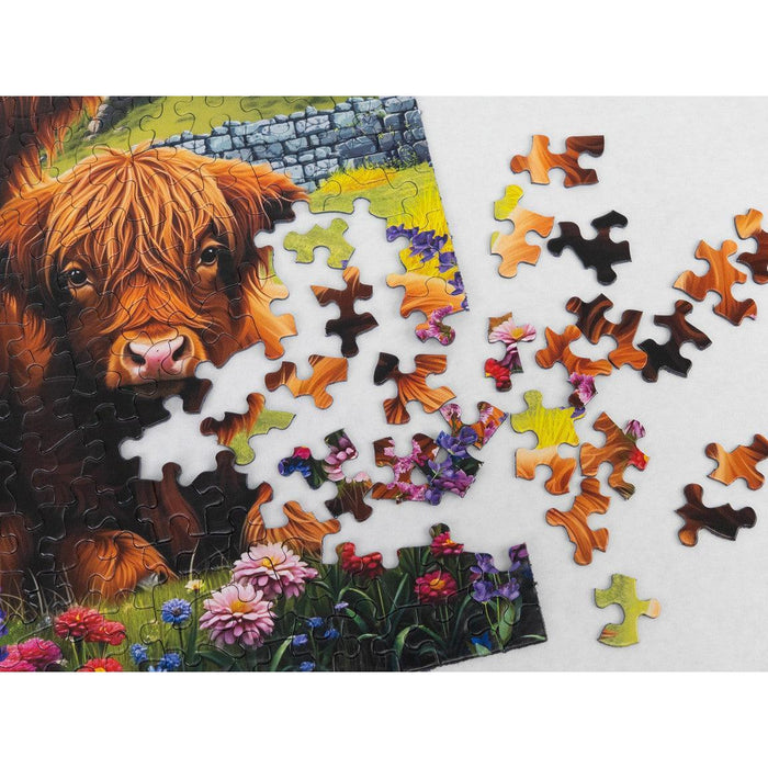 Highland Cows 500 Piece Jigsaw Puzzle Springbok - for just $17.99! 