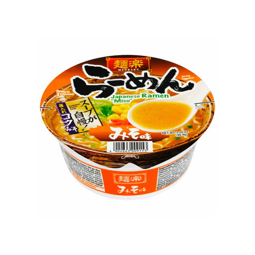 Hikari Menraku Ramen Miso Cup (Japan) - Just $4.20! Shop now at Retro Gaming of Denver