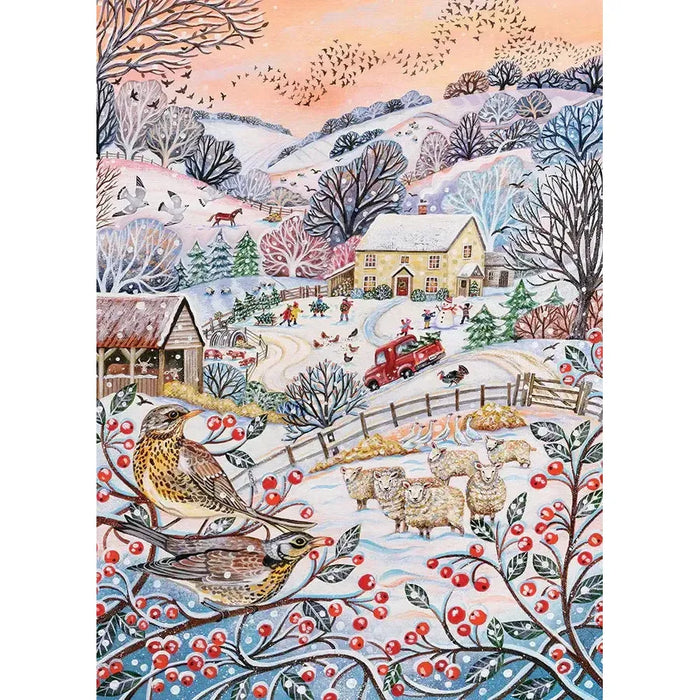 Hilltop Farm 1000 Piece Jigsaw Puzzle Cobble Hill - for just $19.99! 