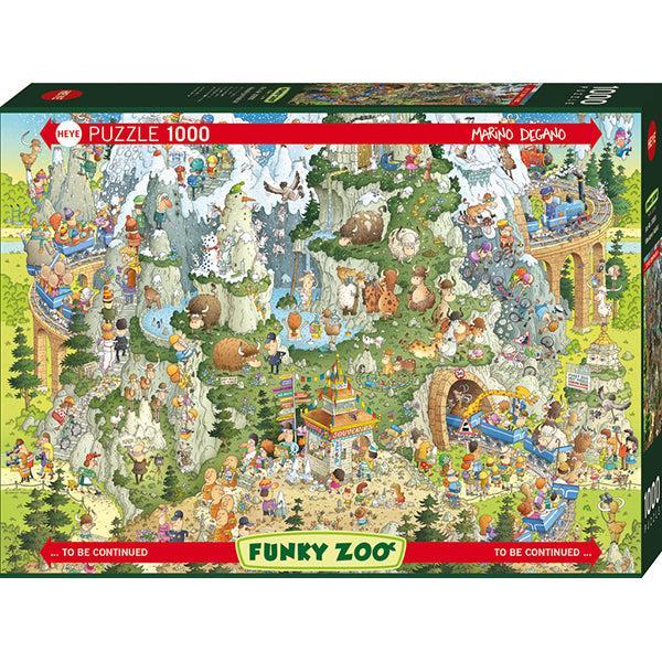 Himalayan Habitat Funky Zoo 1000 Piece Jigsaw Puzzle Heye - for just $29.99! 