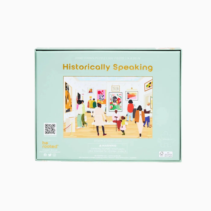 Historically Speaking 500 Piece Soft Touch Jigsaw Puzzle Be Rooted - for just $29.99! 