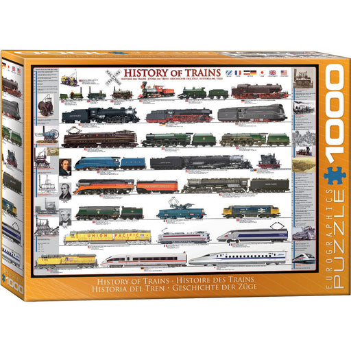 History of Trains 1000 Piece Jigsaw Puzzle Eurographics - for just $19.99! 