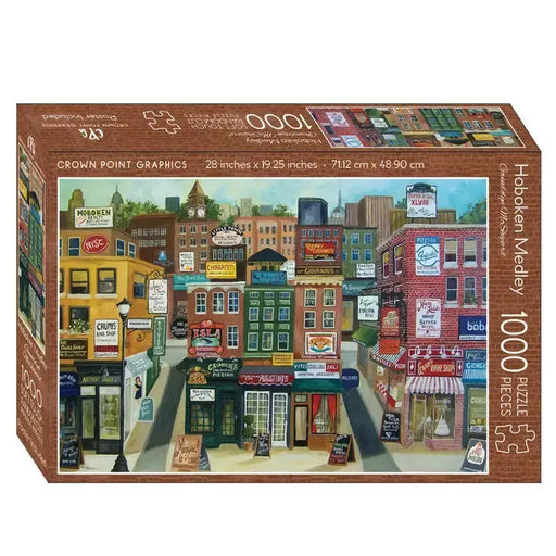 Hoboken Medley 1000 Piece Soft Touch Jigsaw Puzzle Crown Point - for just $19.99! 