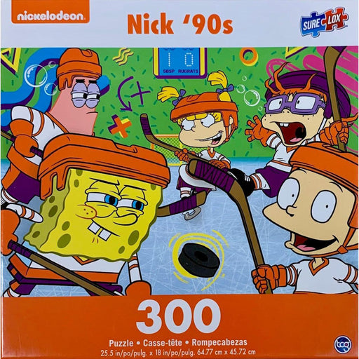 Hockey Game Nick '90s 300 Piece Jigsaw Puzzle Sure Lox - for just $14.99! 