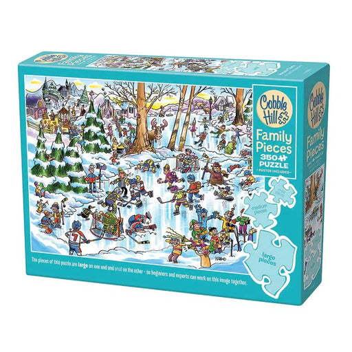 Hockey Town 350 Piece Family Jigsaw Puzzle Cobble Hill - for just $17.99! 