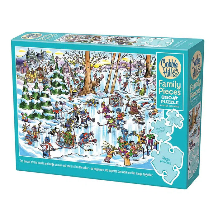 Hockey Town 350 Piece Family Jigsaw Puzzle Cobble Hill - for just $17.99! 
