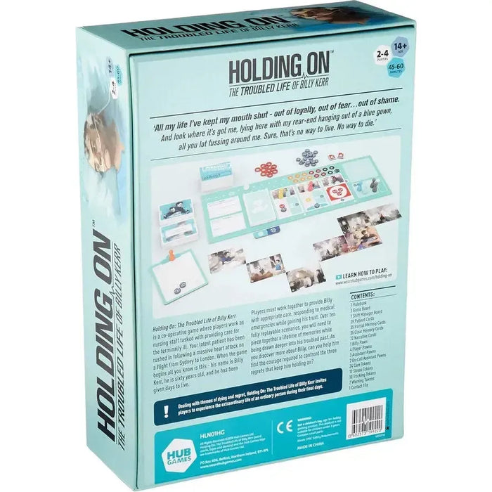 Holding On - The Troubled Life of Billy Kerr Co-Op Board Game - Hub Games - for just $39.99! 