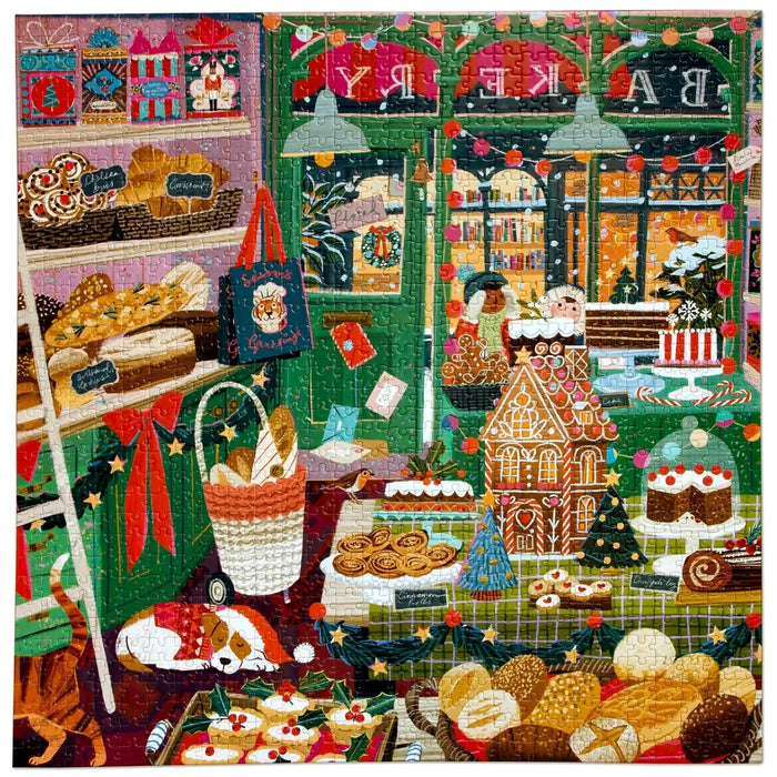 Holiday Bakery 1000 Piece Jigsaw Puzzle eeBoo - for just $26.99! 
