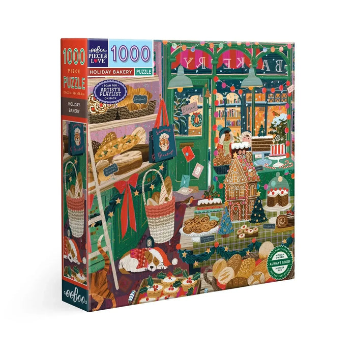 Holiday Bakery 1000 Piece Jigsaw Puzzle eeBoo - for just $26.99! 