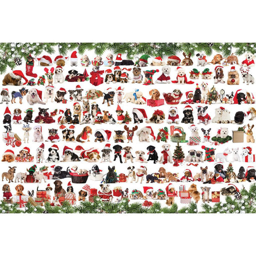 Holiday Dogs 1000 Piece Jigsaw Puzzle in Tin Eurographics - for just $24.99! 