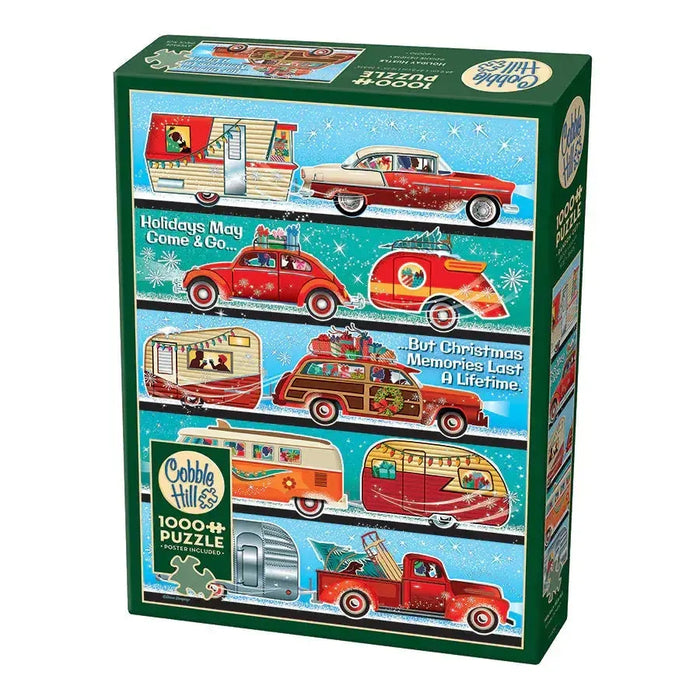 Holiday Hustle 1000 Piece Jigsaw Puzzle Cobble Hill - for just $19.99! 