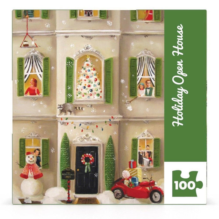 Holiday Open House by Janet Hill 100 Piece Mini Jigsaw Puzzle NYPC - for just $14.99! 