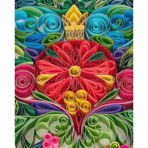 Holiday Quilling Art 1000 Piece Jigsaw Puzzle Springbok - for just $19.99! 