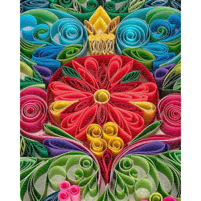 Holiday Quilling Art 1000 Piece Jigsaw Puzzle Springbok - for just $19.99! 
