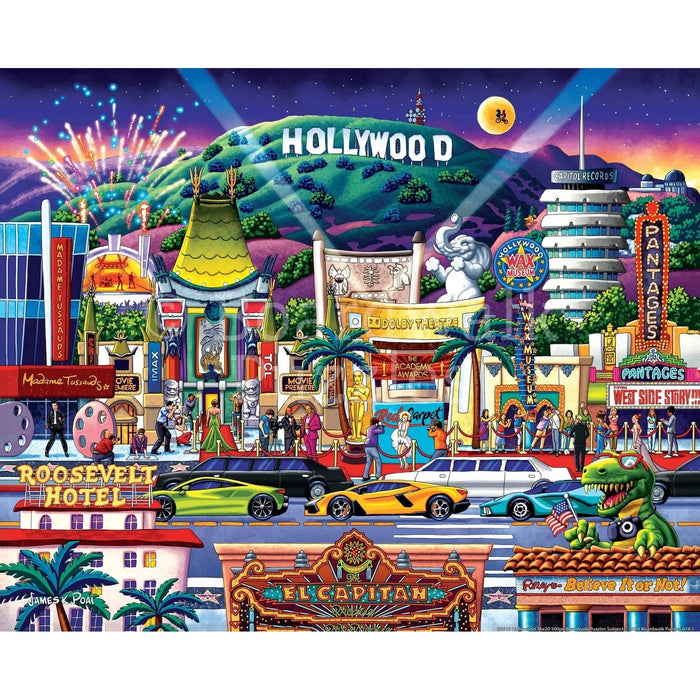 Hollywood Blvd 1000 Piece Jigsaw Puzzle Boardwalk - for just $23.99! 