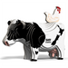 Holstein 3D Cardboard Model Kit Eugy - for just $11.99! 
