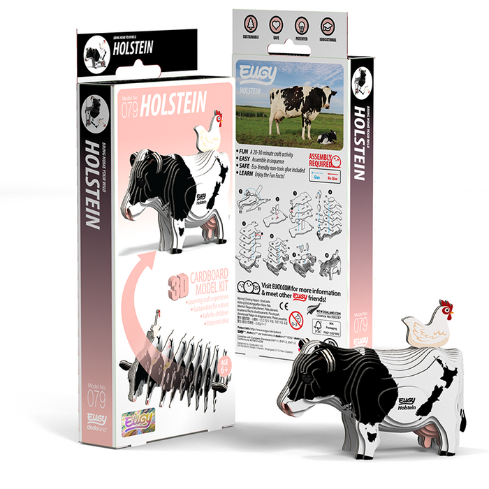 Holstein 3D Cardboard Model Kit Eugy - for just $11.99! 