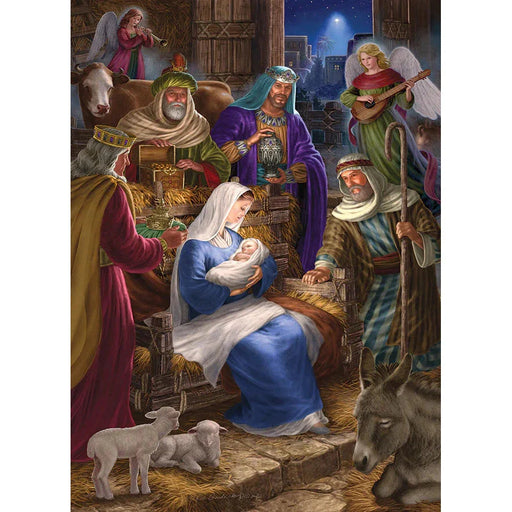 Holy Night 350 Piece Family Jigsaw Puzzle Cobble Hill - for just $17.99! 