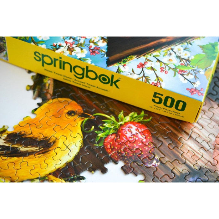 Home Tweet Home 500 Piece Jigsaw Puzzle Springbok - for just $17.99! 