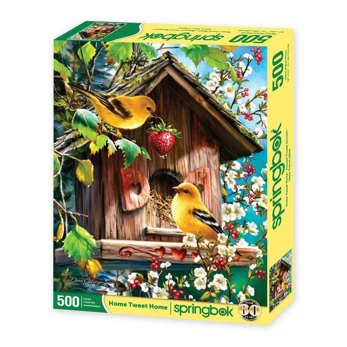 Home Tweet Home 500 Piece Jigsaw Puzzle Springbok - for just $17.99! 
