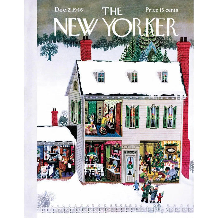 Home for the Holidays The New Yorker 100 Piece Mini Jigsaw Puzzle NYPC - for just $14.99! 